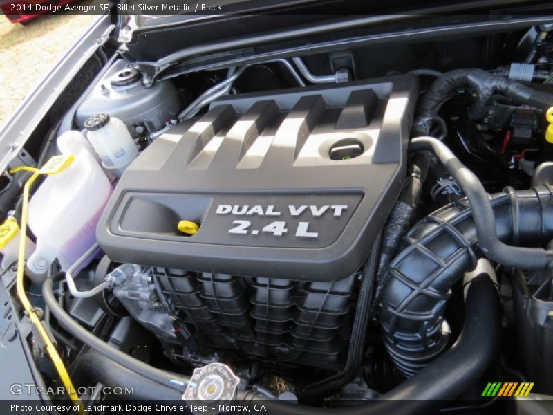 Billet Silver Metallic / Black 2014 Dodge Avenger SE