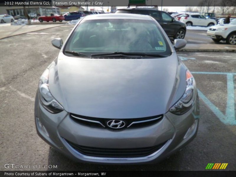 Titanium Gray Metallic / Gray 2012 Hyundai Elantra GLS