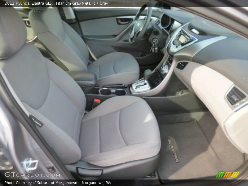Titanium Gray Metallic / Gray 2012 Hyundai Elantra GLS