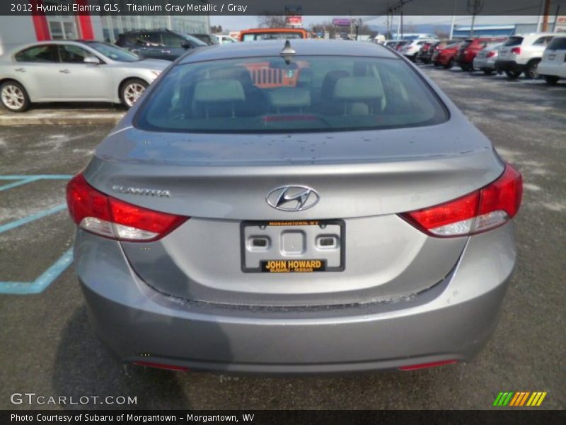 Titanium Gray Metallic / Gray 2012 Hyundai Elantra GLS