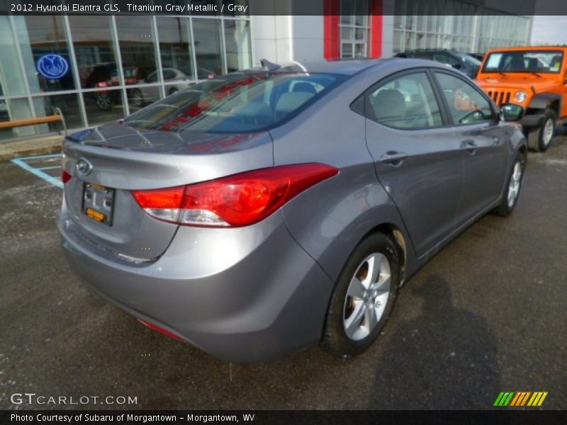 Titanium Gray Metallic / Gray 2012 Hyundai Elantra GLS
