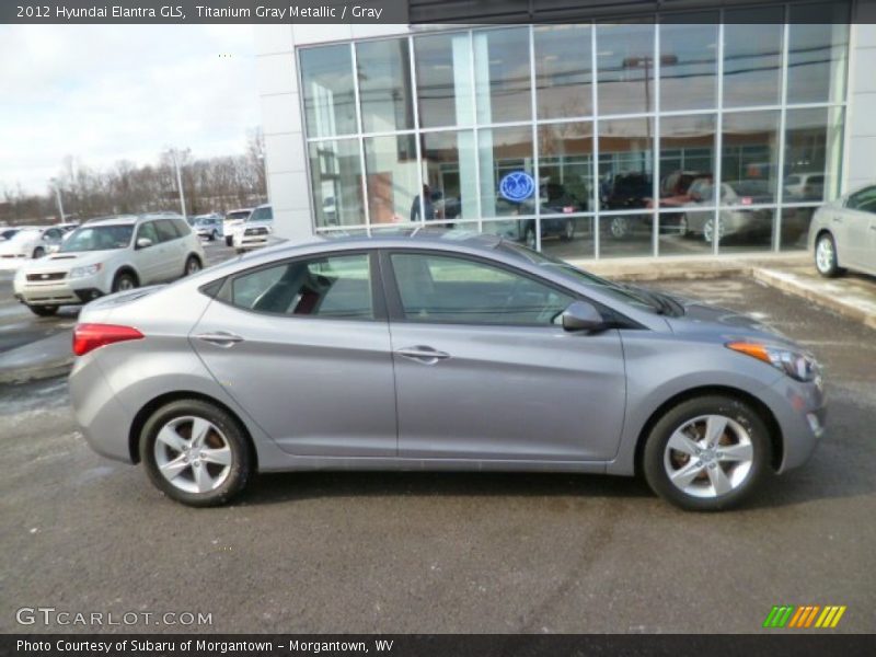 Titanium Gray Metallic / Gray 2012 Hyundai Elantra GLS