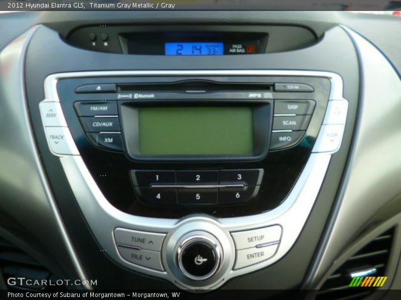 Titanium Gray Metallic / Gray 2012 Hyundai Elantra GLS