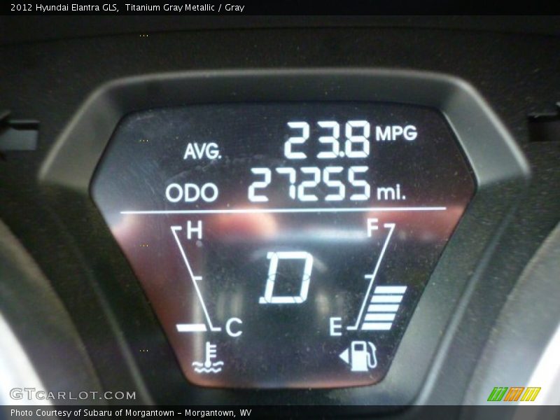 Titanium Gray Metallic / Gray 2012 Hyundai Elantra GLS