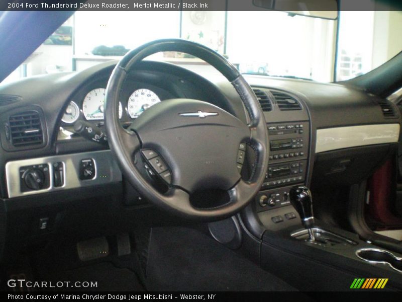 Merlot Metallic / Black Ink 2004 Ford Thunderbird Deluxe Roadster