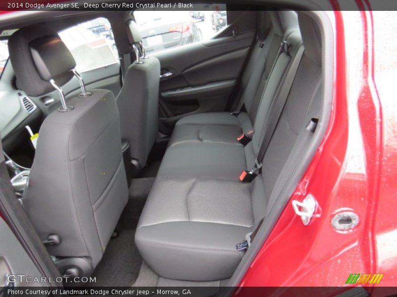 Deep Cherry Red Crystal Pearl / Black 2014 Dodge Avenger SE