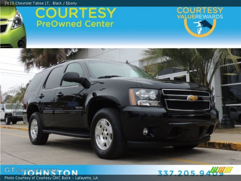 Black / Ebony 2013 Chevrolet Tahoe LT