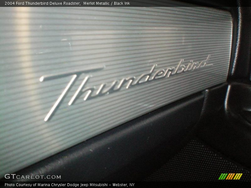 Merlot Metallic / Black Ink 2004 Ford Thunderbird Deluxe Roadster