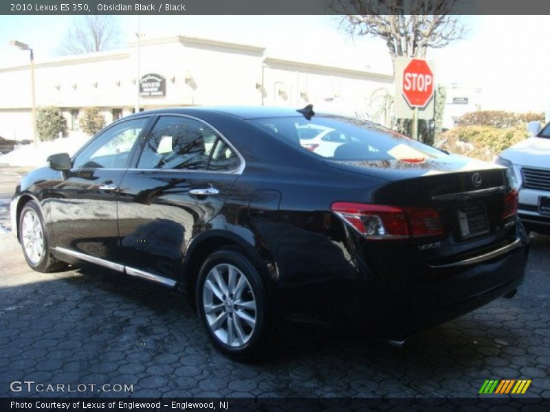 Obsidian Black / Black 2010 Lexus ES 350