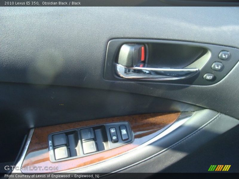 Obsidian Black / Black 2010 Lexus ES 350