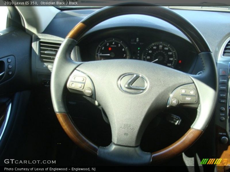 Obsidian Black / Black 2010 Lexus ES 350