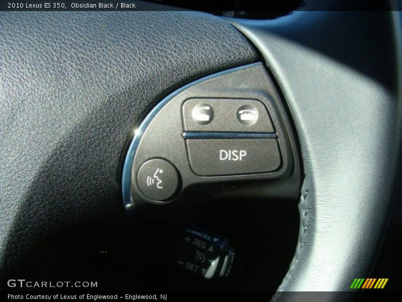 Obsidian Black / Black 2010 Lexus ES 350