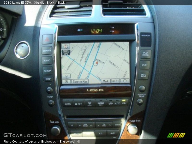 Obsidian Black / Black 2010 Lexus ES 350