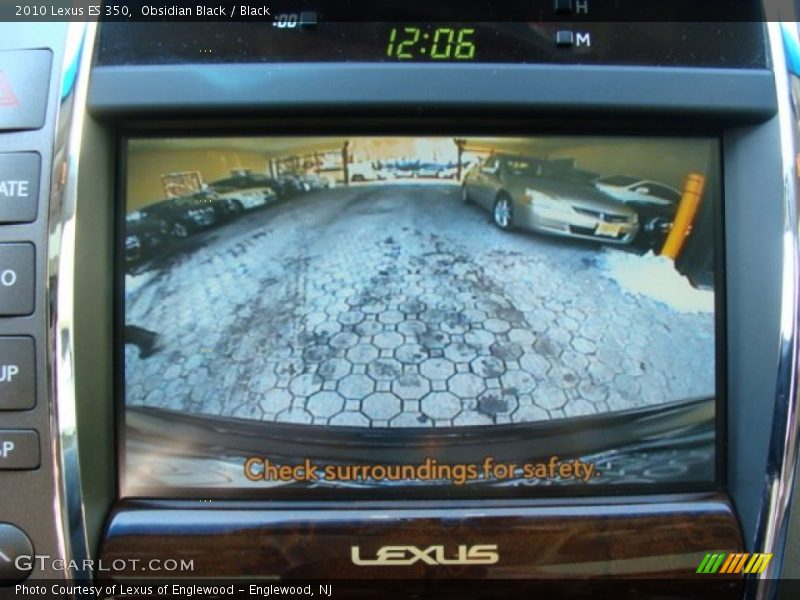 Obsidian Black / Black 2010 Lexus ES 350