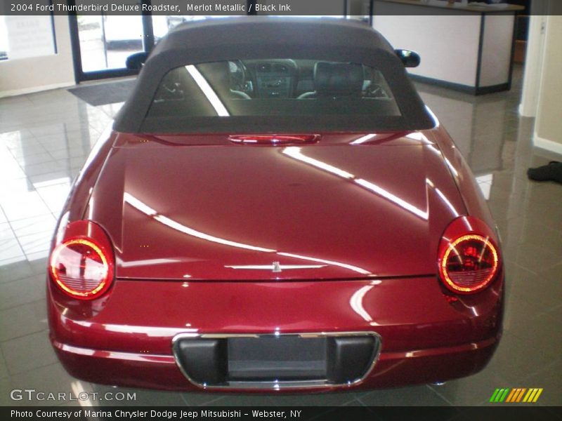 Merlot Metallic / Black Ink 2004 Ford Thunderbird Deluxe Roadster