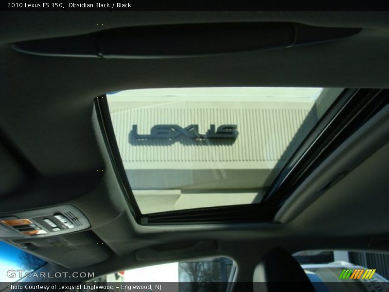 Obsidian Black / Black 2010 Lexus ES 350