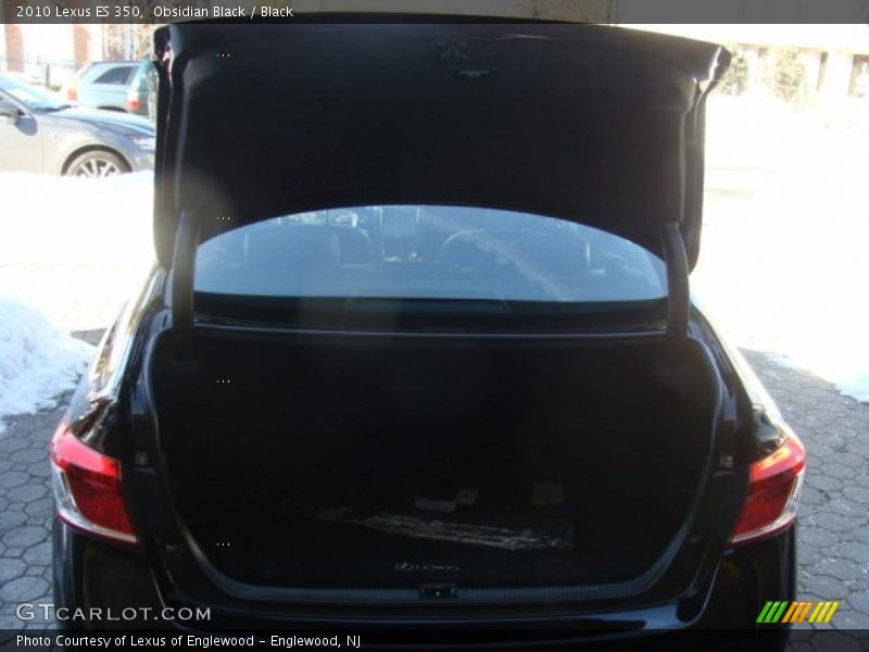 Obsidian Black / Black 2010 Lexus ES 350