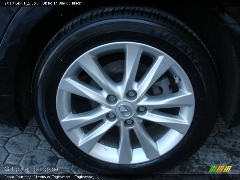 Obsidian Black / Black 2010 Lexus ES 350