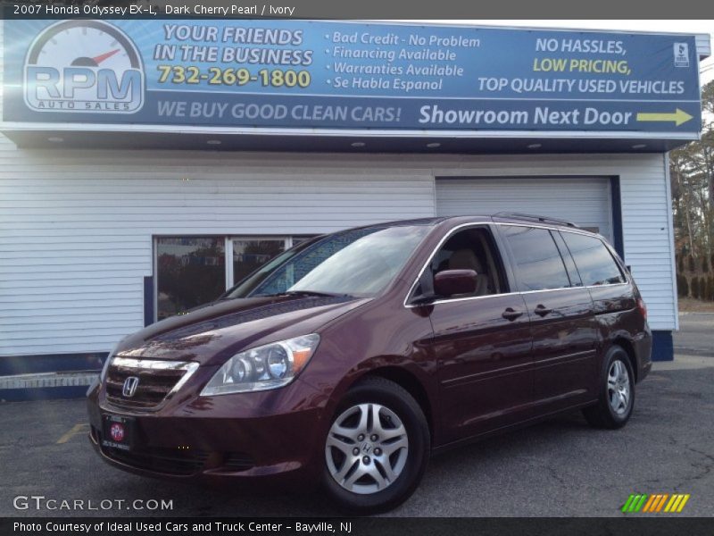Dark Cherry Pearl / Ivory 2007 Honda Odyssey EX-L