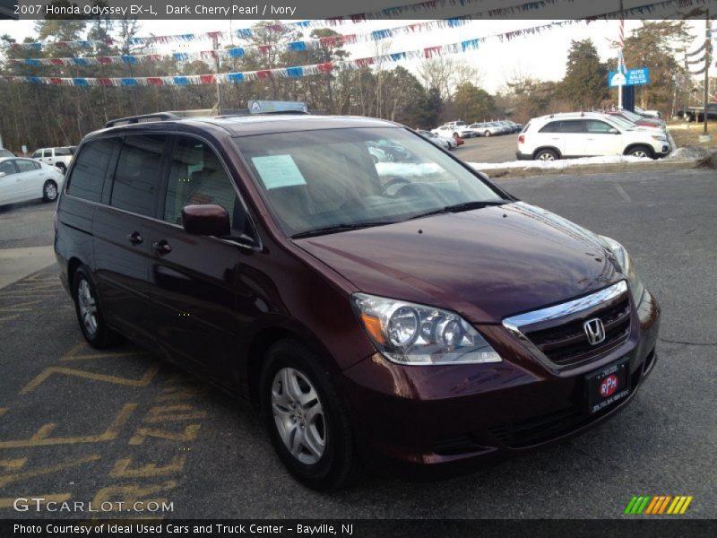 Dark Cherry Pearl / Ivory 2007 Honda Odyssey EX-L
