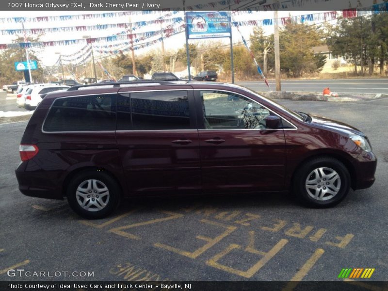 Dark Cherry Pearl / Ivory 2007 Honda Odyssey EX-L