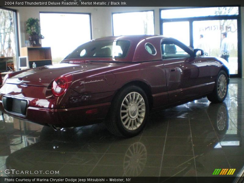 Merlot Metallic / Black Ink 2004 Ford Thunderbird Deluxe Roadster