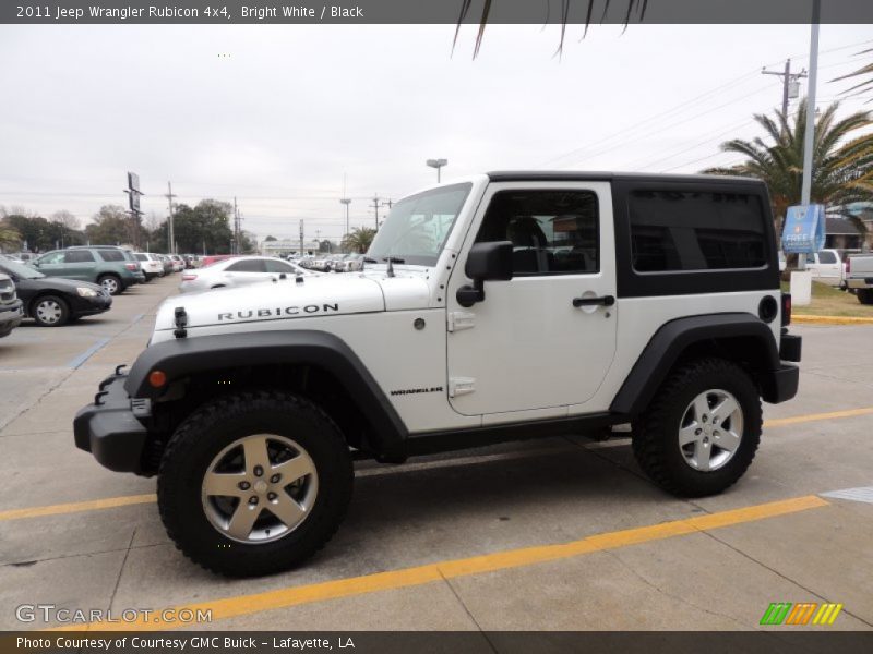 Bright White / Black 2011 Jeep Wrangler Rubicon 4x4