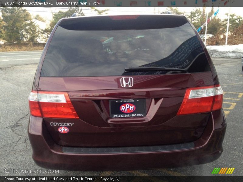 Dark Cherry Pearl / Ivory 2007 Honda Odyssey EX-L