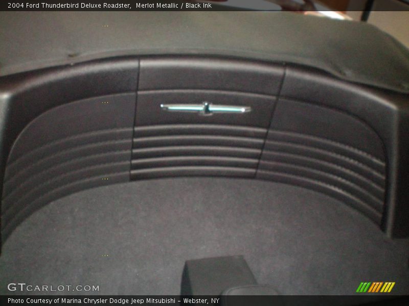 Merlot Metallic / Black Ink 2004 Ford Thunderbird Deluxe Roadster