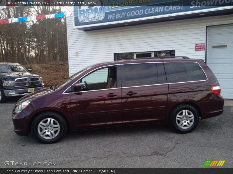 Dark Cherry Pearl / Ivory 2007 Honda Odyssey EX-L