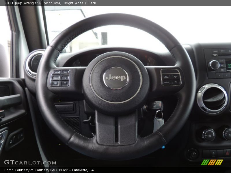 Bright White / Black 2011 Jeep Wrangler Rubicon 4x4