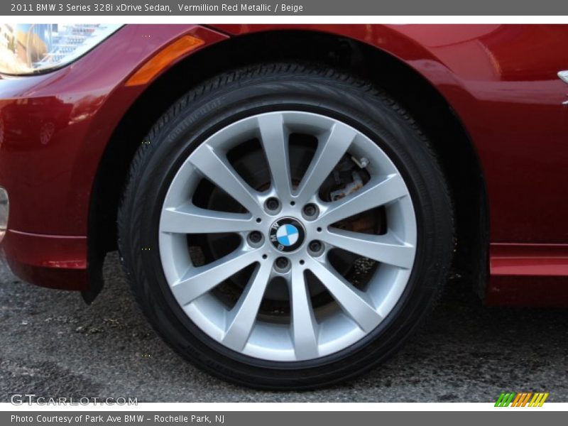 Vermillion Red Metallic / Beige 2011 BMW 3 Series 328i xDrive Sedan