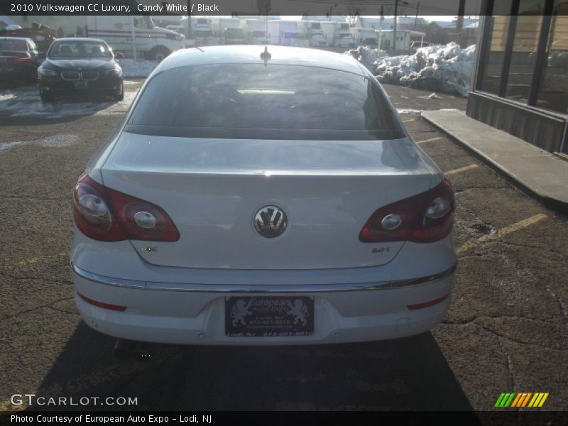 Candy White / Black 2010 Volkswagen CC Luxury