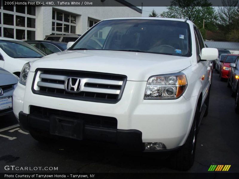 Taffeta White / Olive 2006 Honda Pilot EX-L 4WD