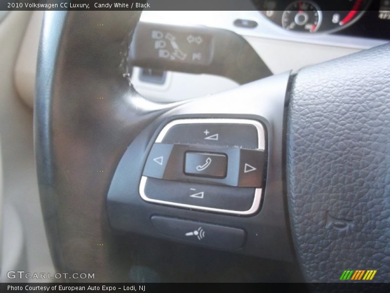 Candy White / Black 2010 Volkswagen CC Luxury