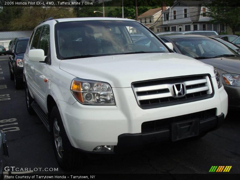 Taffeta White / Olive 2006 Honda Pilot EX-L 4WD