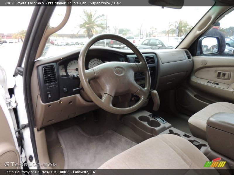 Super White / Oak 2002 Toyota Tacoma V6 PreRunner Double Cab