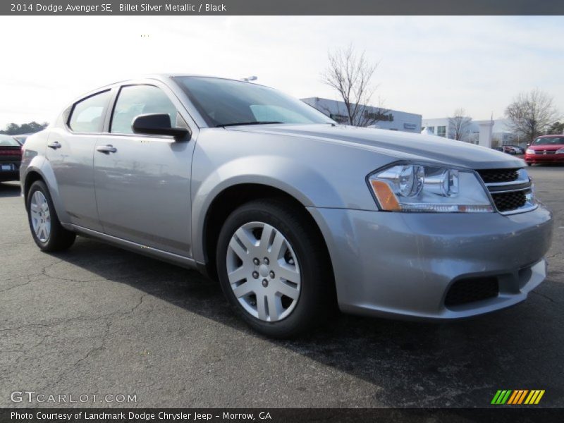 Billet Silver Metallic / Black 2014 Dodge Avenger SE