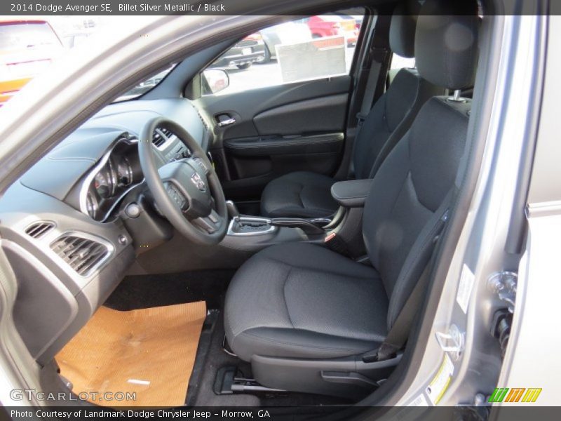 Billet Silver Metallic / Black 2014 Dodge Avenger SE