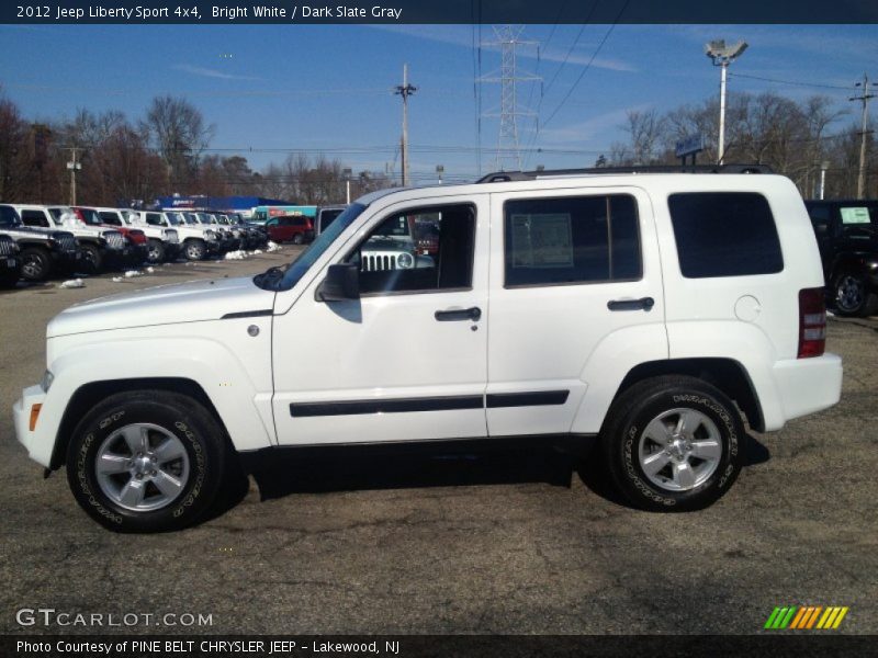 Bright White / Dark Slate Gray 2012 Jeep Liberty Sport 4x4