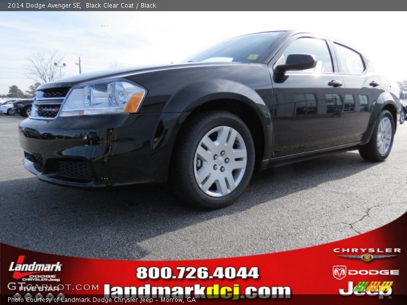 Black Clear Coat / Black 2014 Dodge Avenger SE