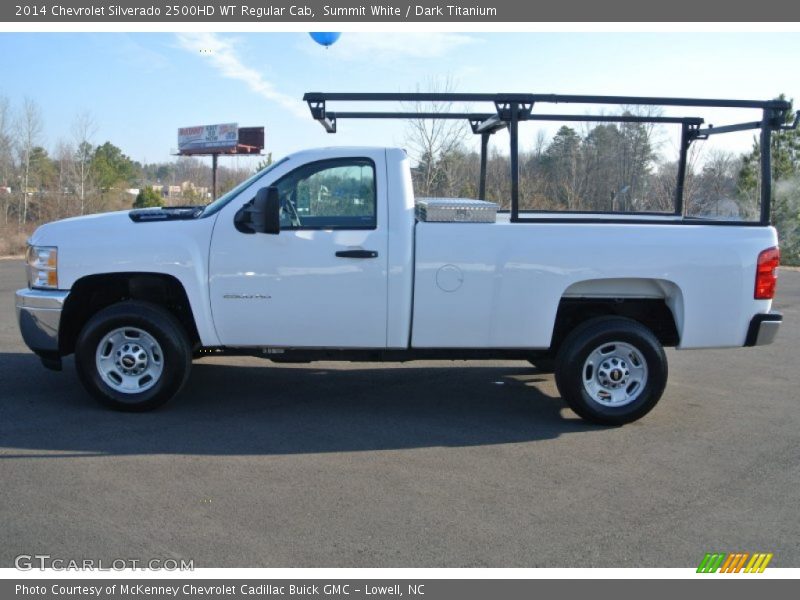 Summit White / Dark Titanium 2014 Chevrolet Silverado 2500HD WT Regular Cab
