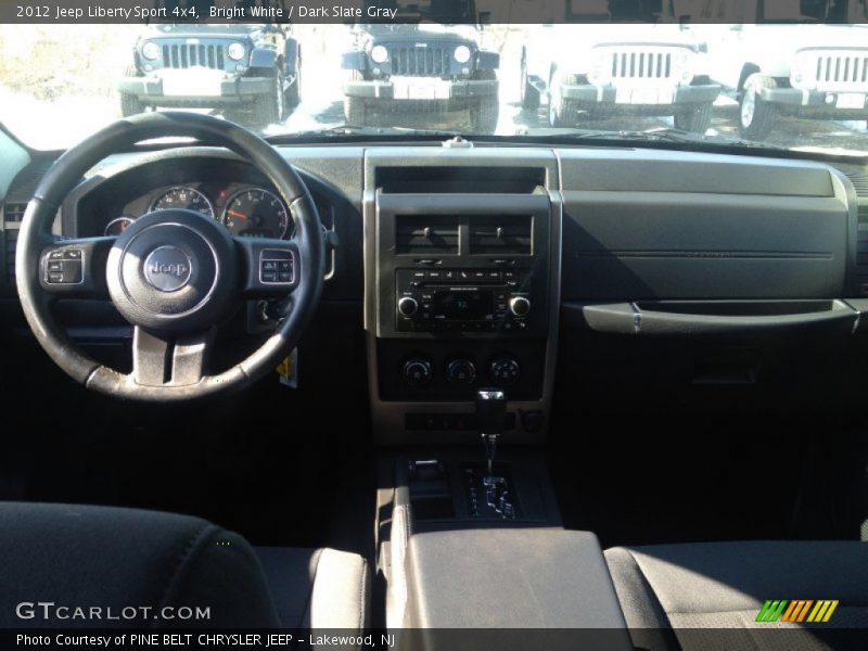 Bright White / Dark Slate Gray 2012 Jeep Liberty Sport 4x4