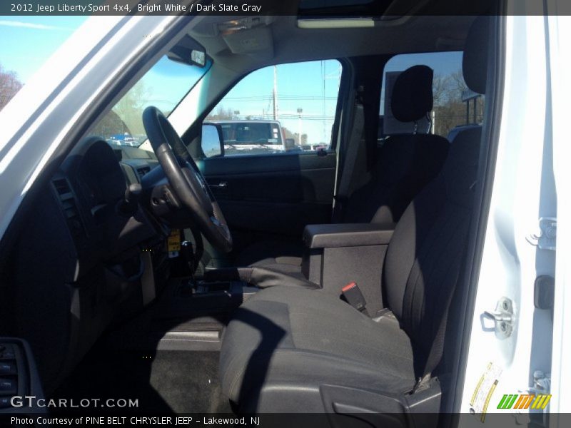 Bright White / Dark Slate Gray 2012 Jeep Liberty Sport 4x4