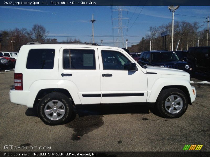 Bright White / Dark Slate Gray 2012 Jeep Liberty Sport 4x4