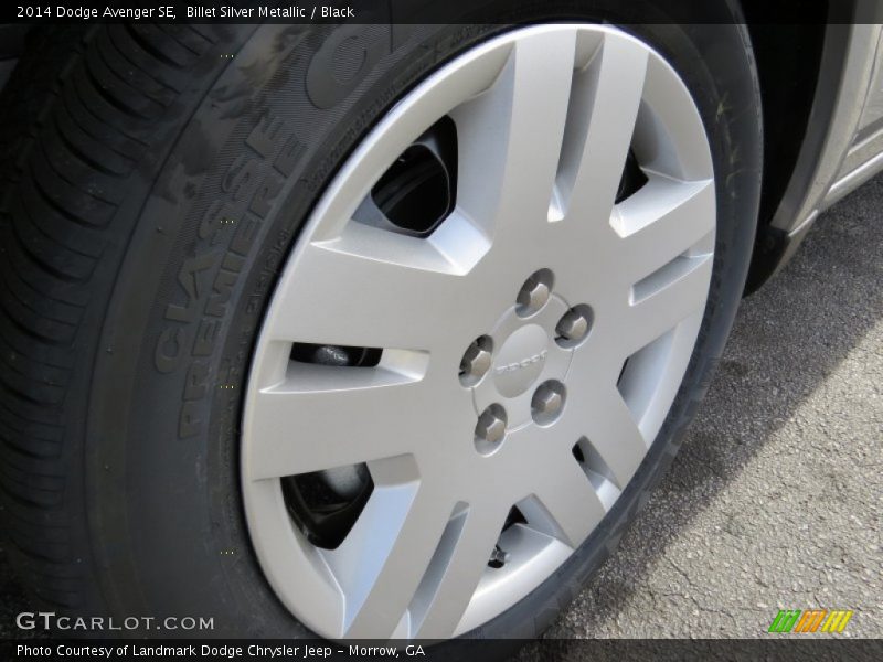 Billet Silver Metallic / Black 2014 Dodge Avenger SE