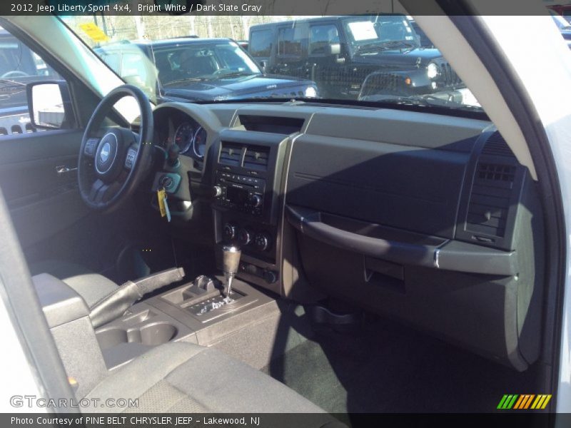 Bright White / Dark Slate Gray 2012 Jeep Liberty Sport 4x4
