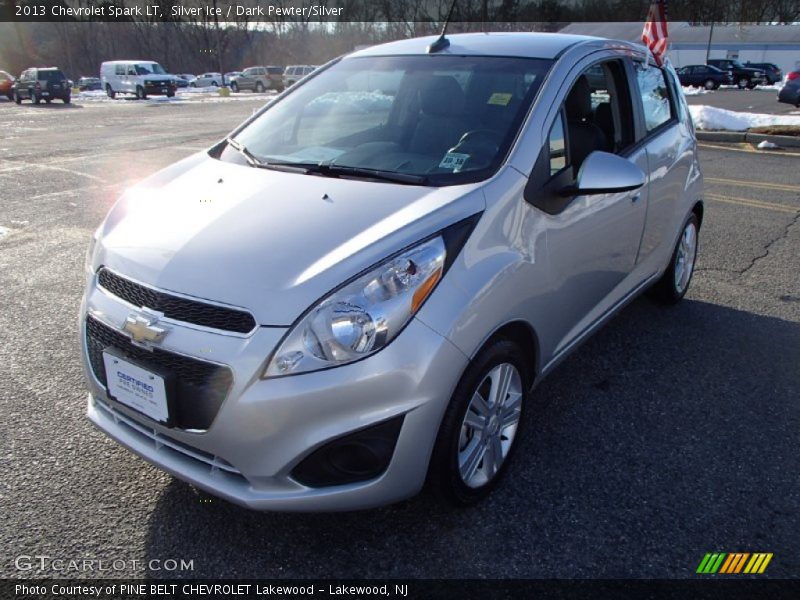 Silver Ice / Dark Pewter/Silver 2013 Chevrolet Spark LT