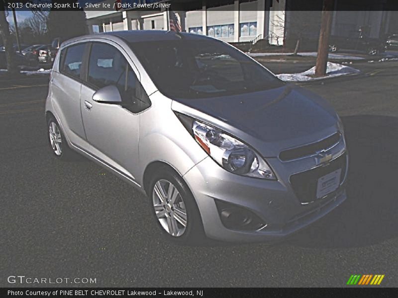Silver Ice / Dark Pewter/Silver 2013 Chevrolet Spark LT