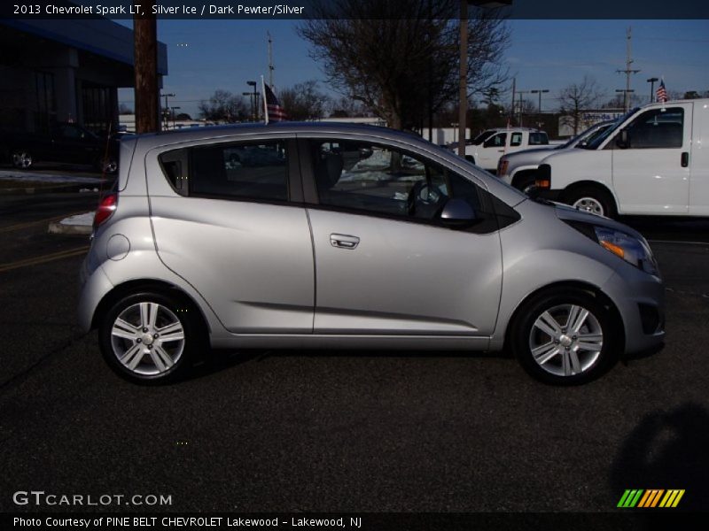 Silver Ice / Dark Pewter/Silver 2013 Chevrolet Spark LT